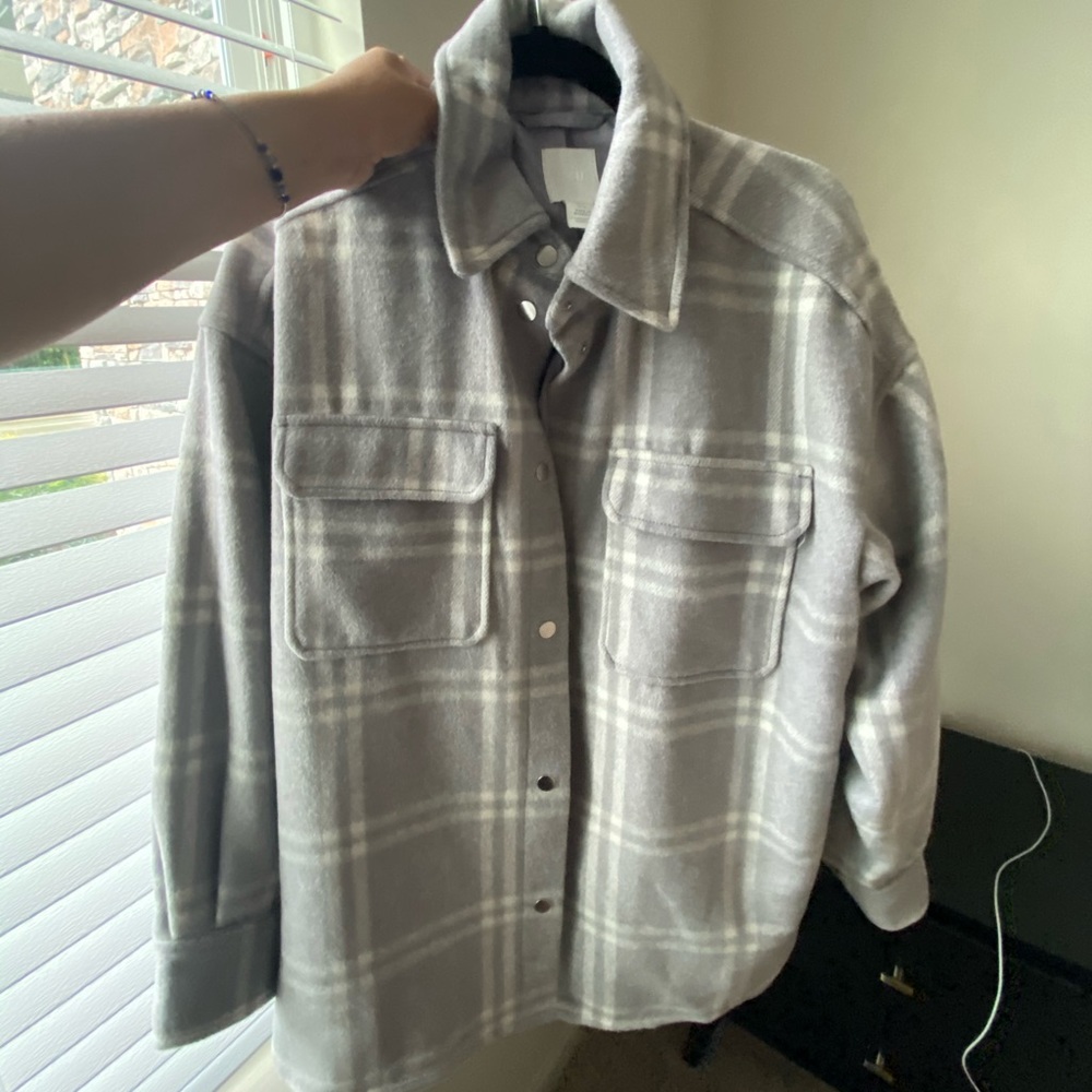 Grey Shacket